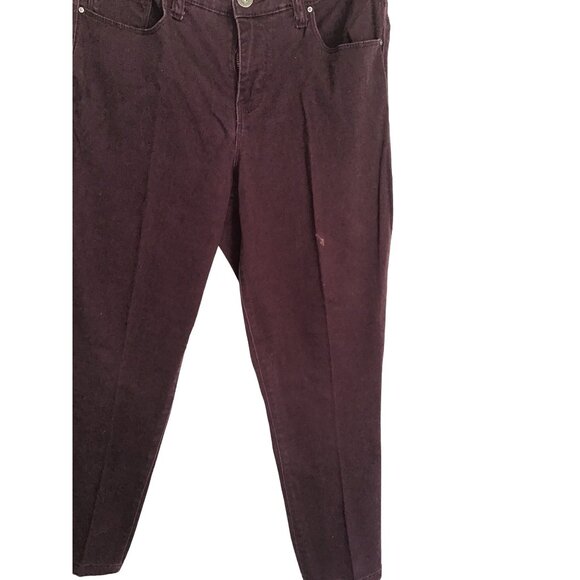STYLE & CO- WOMENS PLUM SKINNY LEG DENIM JEANS SIZE 8 - Picture 8 of 8